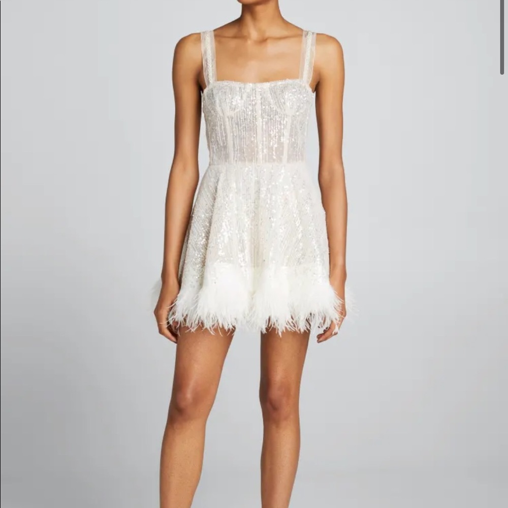 Bronx & Banco mademoiselle bridal mini dress